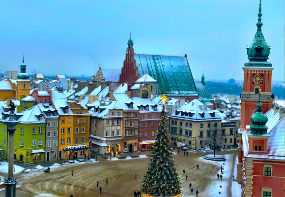 Christmas or New Year in Warsaw